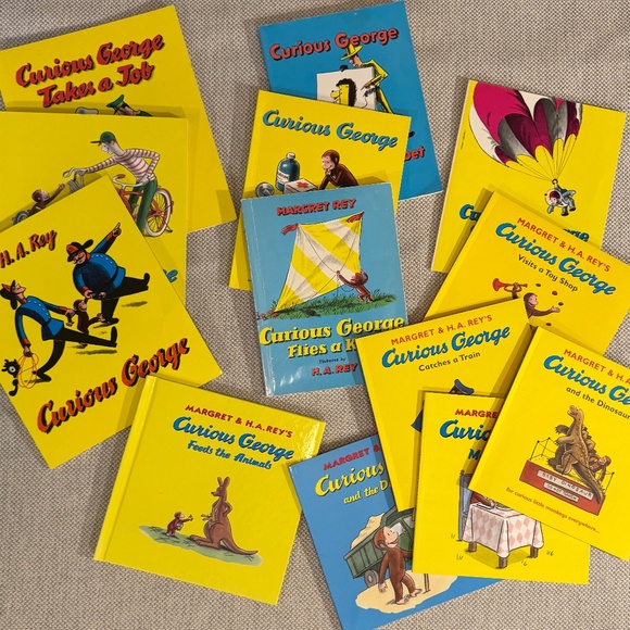 Set of 13 Curious George Books by H.A. Rey - Picture 1 of 12